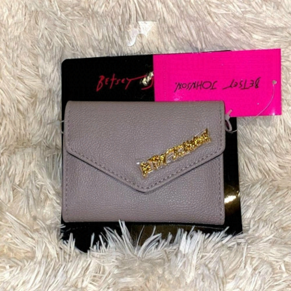 BETSEY Johnson flap wallet New with tag